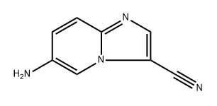 6-aminoimidazo[1,2-a]pyridine-3-carbonitrile Struktur