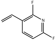 2,6-Difluoro-3-vinylpyridine Structure