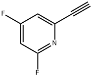 2-Ethynyl-4,6-difluoropyridine 化学構造式