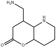 8-(氨基甲基)八氢-2H-吡喃并[3,2-B]吡啶-2-酮 结构式
