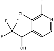 1-(3-Cloro-2-fluoropyridin-4-yl)-2,2,2-trifluoroethanol Structure