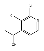 4-Pyridinemethanol, 2,3-dichloro-α-methyl- Structure
