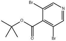 tert-butyl 3,5-dibromoisonicotinate 结构式