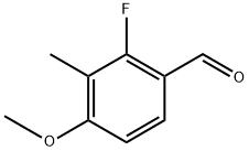 2-氟-4-甲氧基-3-甲基苯甲醛 结构式