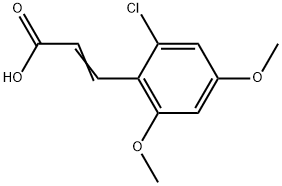 3-(2-Chloro-4,6-dimethoxyphenyl)-2-propenoic acid|