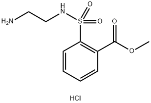Methyl 2-(N-(2-aminoethyl)sulfamoyl)benzoate hydrochloride Structure
