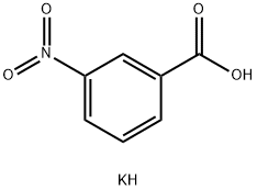 Benzoic acid, 3-nitro-, potassium salt (1:1) 化学構造式