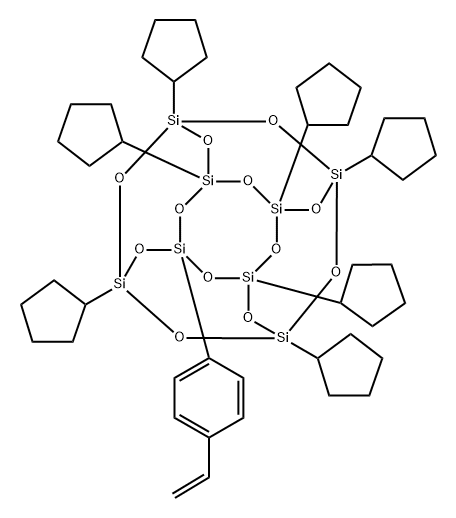 PSS-(4-VINYLPHENYL)-HEPTACYCLOPENTYL SU&|1-(4-苯乙烯基)-3,5,7,9,11,13,15-七环戊基硅氧烷