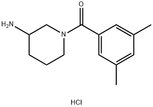 (3-Aminopiperidin-1-yl)(3,5-dimethylphenyl)methanone hydrochloride Structure