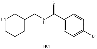 4-Bromo-N-(piperidin-3-ylmethyl)benzamide hydrochloride|4-溴-N-(哌啶-3-基甲基)苯甲酰胺盐酸盐