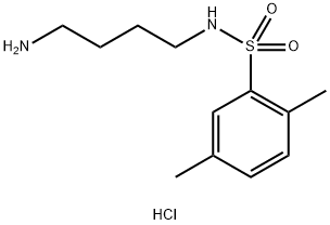 N-(4-aminobutyl)-2,5-dimethylbenzenesulfonamide hydrochloride Structure