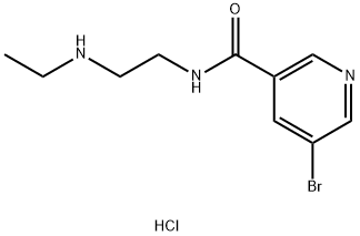 5-Bromo-N-(2-(ethylamino)ethyl)nicotinamide hydrochloride Structure