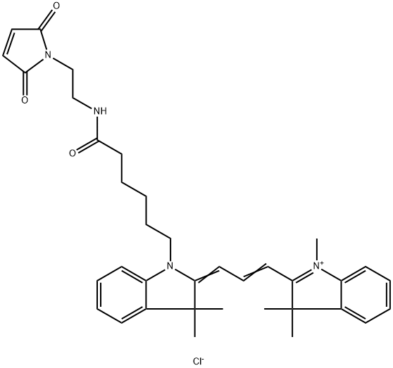 Cyanine3 maleimide Structure