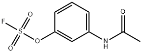 N-[3-[(fluorosulfonyl)oxy]phenyl]- Acetamide 化学構造式