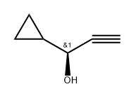 (S)-1-环丙基丙醇-2-炔-1-醇, 1841086-69-8, 结构式
