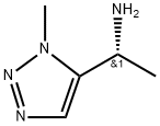 1H-1,2,3-Triazole-5-methanamine, α,1-dimethyl-, (αR)- 化学構造式