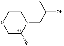 4-Morpholineethanol, α,3-dimethyl-, (3R)- Structure