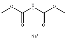 Propanedioic acid, dimethyl ester, ion(1-), sodium (1:1) 化学構造式