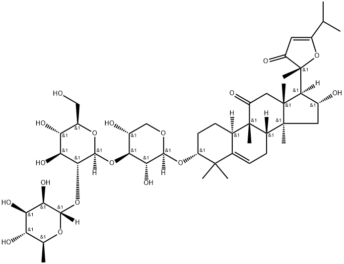 苦玄参苷 IV, 184288-35-5, 结构式
