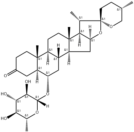 Solagenin 6-O-β-D-quinovopyranoside 结构式