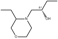 4-Morpholineethanol, α,3-diethyl-, (αS)- 化学構造式