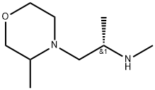 4-Morpholineethanamine, N,α,3-trimethyl-, (αS)- Structure