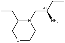 4-Morpholineethanamine, α,3-diethyl-, (αR)- Structure