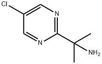 2-Pyrimidinemethanamine, 5-chloro-α,α-dimethyl- Struktur