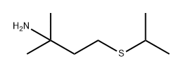 4-(isopropylthio)-2-methylbutan-2-amine 结构式