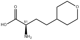 2H-Pyran-4-butanoic acid, α-aminotetrahydro-, (αR)- Structure