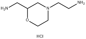 4-Morpholineethanamine,2-(aminomethyl)-,hydrochloride Structure