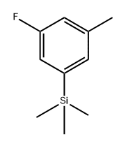 (3-fluoro-5-methylphenyl)trimethylsilane 结构式