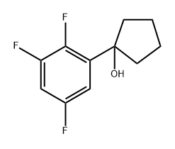 1-(2,3,5-trifluorophenyl)cyclopentanol Struktur