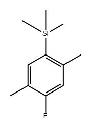 (4-fluoro-2,5-dimethylphenyl)trimethylsilane 结构式