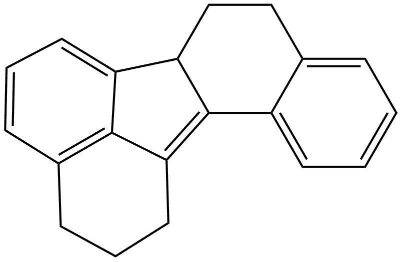 Benzo[j]fluoranthene, 5,6,6a,10,11,12-hexahydro- Struktur