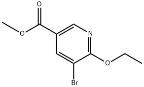 methyl 5-bromo-6-ethoxynicotinate Structure