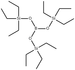 Silanol, 1,1,1-triethyl-, 1,1',1''-triester with boric acid (H3BO3) Structure