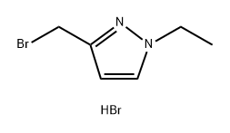 3-(bromomethyl)-1-ethyl-1H-pyrazole Structure