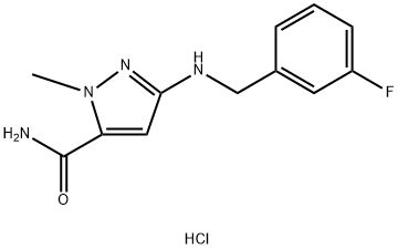 3-[(3-fluorobenzyl)amino]-1-methyl-1H-pyrazole-5-carboxamide,1855946-22-3,结构式