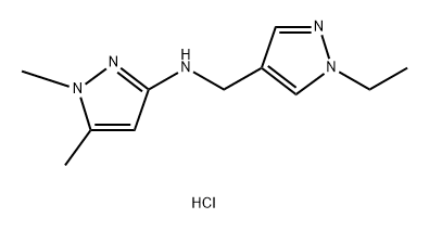 N-[(1-ethyl-1H-pyrazol-4-yl)methyl]-1,5-dimethyl-1H-pyrazol-3-amine Structure