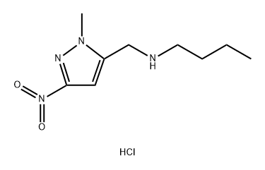 butyl[(1-methyl-3-nitro-1H-pyrazol-5-yl)methyl]amine,1856021-32-3,结构式