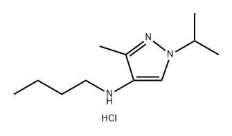 N-butyl-1-isopropyl-3-methyl-1H-pyrazol-4-amine Structure