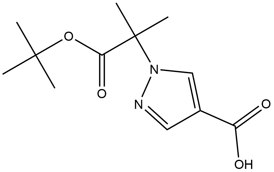 1856031-03-2 1-(2-tert-butoxy-1,1-dimethyl-2-oxoethyl)-1H-pyrazole-4-carboxylic acid