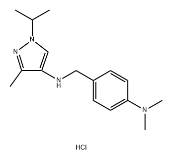 N-[4-(dimethylamino)benzyl]-1-isopropyl-3-methyl-1H-pyrazol-4-amine,1856033-12-9,结构式