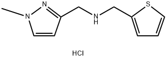 1-(1-methyl-1H-pyrazol-3-yl)-N-(2-thienylmethyl)methanamine Structure