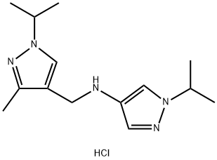 1-isopropyl-N-[(1-isopropyl-3-methyl-1H-pyrazol-4-yl)methyl]-1H-pyrazol-4-amine Structure