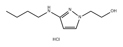 2-[3-(butylamino)-1H-pyrazol-1-yl]ethanol Structure