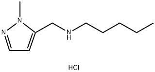 (1-methyl-1H-pyrazol-5-yl)methyl]pentylamine Structure