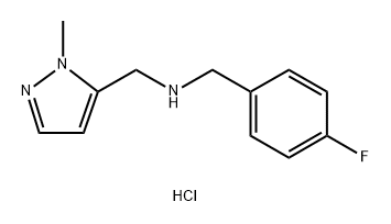 1-(4-fluorophenyl)-N-[(1-methyl-1H-pyrazol-5-yl)methyl]methanamine|N-(4-氟苄基)-1-(1-甲基-1H-吡唑-5-基)甲胺盐酸盐