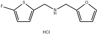 1-(5-fluoro-2-thienyl)-N-(2-furylmethyl)methanamine,1856041-62-7,结构式